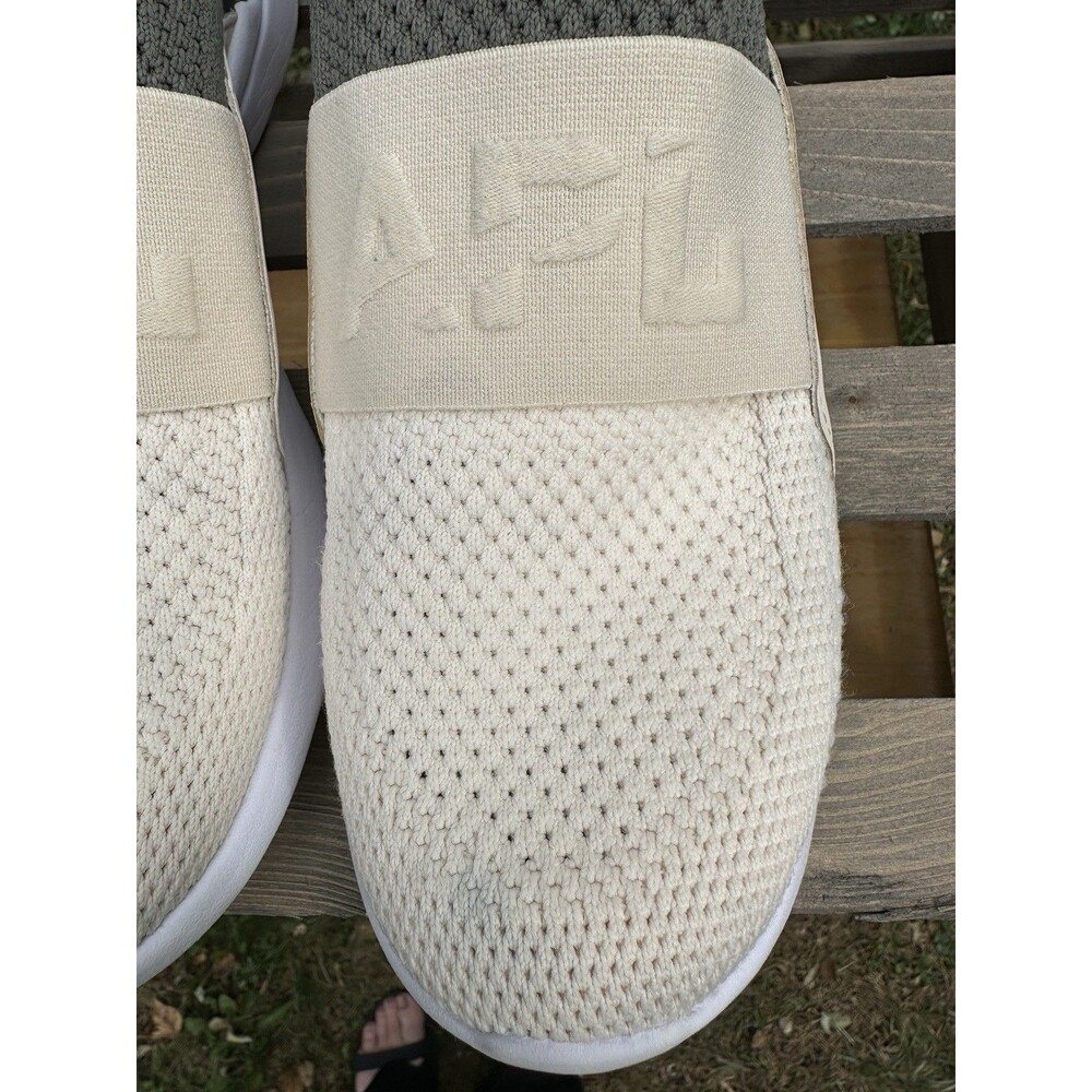 Athletic Propulsion Labs APL TechLoom Bliss Olive Green Cream Shoes /Womens 8.5 - Picture 6 of 13